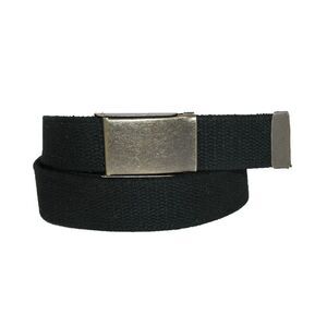 CTM Men's Big & Tall Belt with Flip Top Brass Buckle (Pack of 3)